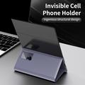 Custodia Samsung Galaxy Z TriFold Smart Clear View con slot per schede - Grigio Viola
