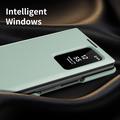 Custodia Flip Samsung Galaxy Z TriFold Smart Clear View con slot per schede - Verde chiaro