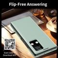 Custodia Flip Samsung Galaxy Z TriFold Smart Clear View con slot per schede - Verde chiaro