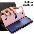 Custodia Samsung Galaxy Z TriFold Smart Clear View con slot per schede - Rosa
