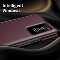 Custodia Samsung Galaxy Z TriFold Smart Clear View con slot per schede - Rosso vino