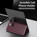 Custodia Samsung Galaxy Z TriFold Smart Clear View con slot per schede - Rosso vino