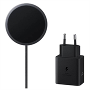 Caricabatterie Caricabatterie magnetico wireless e alimentatore USB-C da 45W EP-P2900TBEGWW - Grigio scuro