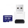 Scheda microSD Samsung PRO Plus da 256 GB + lettore di schede USB (2023) MB-MD256SB/WW - 256 GB