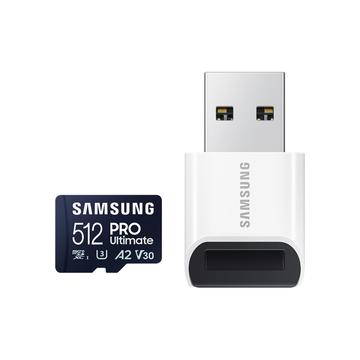 Scheda di memoria Samsung Pro Ultimate MicroSDXC con lettore di schede MB-MY512SB/WW - 512 GB