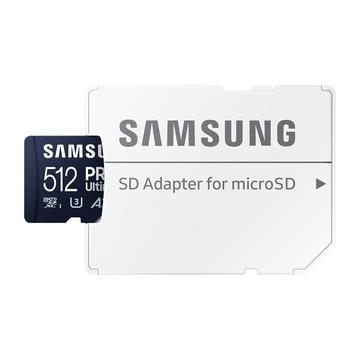 Scheda di memoria Samsung Pro Ultimate MicroSDXC con adattatore SD MB-MY512SA/WW - 512 GB