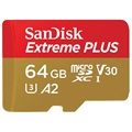 Scheda di Memoria MicroSDXC SanDisk Extreme Plus UHS-I SDSQXBZ-064G-GN6MA - 64GB