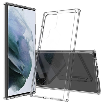 Custodia Ibrida Antigraffio per Samsung Galaxy S22 Ultra 5G - Trasparente