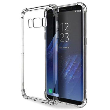 Custodia Ibrida Antigraffio per Samsung Galaxy S8+ - Trasparente