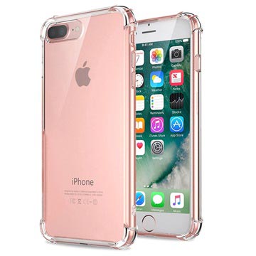 Custodia ibrida antigraffio iPhone 7 Plus / iPhone 8 Plus - Trasparente