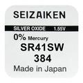 Seizaiken 384 SR41SW Batteria all'ossido d'argento - 1.55V
