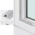 Striscia sigillante autoadesiva per porte e finestre / paravento - 5m - Grigio