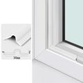 Striscia sigillante autoadesiva per porte e finestre / Paravento - 5m - Bianco