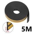 Striscia sigillante autoadesiva in EPDM per porte e finestre - 5m, 9x4mm - Nero