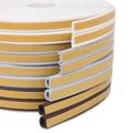 Striscia sigillante autoadesiva in EPDM per porte e finestre - 5m, 9x4mm - Bianco