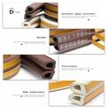 Striscia sigillante autoadesiva in EPDM per porte e finestre - 5m, 9x4mm - Bianco