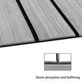 Tappetino autoadesivo in schiuma EVA per barche - 120x60x0.6cm - Grigio chiaro