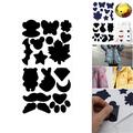 Foglio di patch di riparazione impermeabile autoadesivo - nero