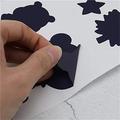 Foglio di patch di riparazione impermeabile autoadesivo - nero