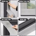 Nastro sigillante autoadesivo per porte e finestre - 8cm x 2m - Grigio