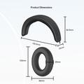 Set di custodie in silicone per Sennheiser Momentum 5 - Nero