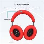Set di custodie in silicone per Sennheiser Momentum 5 - Rosso
