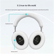 Set di custodie in silicone per Sennheiser Momentum 5 - Bianco
