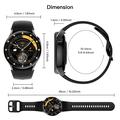 Sense6 Elegante smartwatch con chiamate Bluetooth