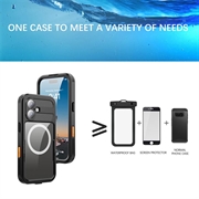 Custodia impermeabile IP68 per iPhone 17 Shellbox M Series - Cover subacquea con compatibilità MagSafe - Nera