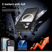 Custodia impermeabile IP68 per iPhone 17 Shellbox M Series - Cover subacquea con compatibilità MagSafe - Nera