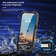 Custodia impermeabile IP68 per iPhone 17 Shellbox M Series - Cover subacquea con compatibilità MagSafe - Nera