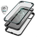 Custodia Ibrida Shine&Protect 360 per iPhone 11 Pro Max - Nera / Chiara