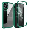 Custodia Ibrida Shine&Protect 360 per iPhone 11 Pro Max - Verde / Chiara