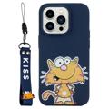 Custodia in TPU Serie Kiss per iPhone 14 Pro con Cinturino