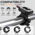 Shockproof Waterproof Motorcycle/Bike Phone Holder - 7" (Open Box - Bulk Satisfactory)