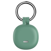 Custodia in silicone Samsung Galaxy SmartTag3 con portachiavi - Verde nerastro