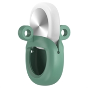 Custodia in silicone Samsung Galaxy SmartTag3 con portachiavi - Verde nerastro