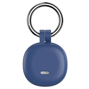 Custodia in silicone Samsung Galaxy SmartTag3 con portachiavi - Blu Scuro