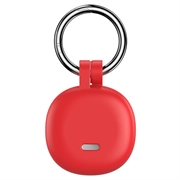 Custodia in silicone Samsung Galaxy SmartTag3 con portachiavi - Rossa