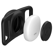 Custodia in silicone Samsung Galaxy SmartTag3 per collare per animali domestici - nera