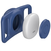 Custodia in silicone Samsung Galaxy SmartTag3 per collare per animali domestici - Blu Scuro