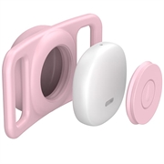 Custodia in silicone Samsung Galaxy SmartTag3 per collare per animali domestici - Rosa
