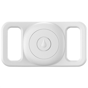 Custodia in silicone Samsung Galaxy SmartTag3 per collare per animali domestici - Bianca