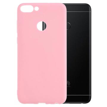 Cover in Silicone Flessibile per Huawei P Smart - Rosa