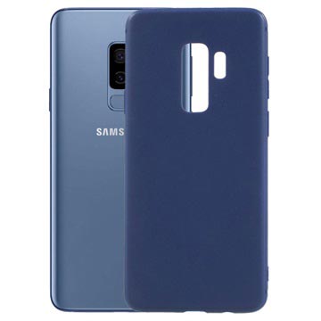 Cover in Silicone Flessibile per Samsung Galaxy S9+ - Blu Scuro