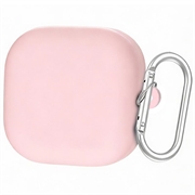 Custodia in silicone per Samsung Galaxy Buds 4/Buds 4 Pro con moschettone