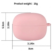 Custodia in silicone per Xiaomi Redmi Buds 8 Pro con moschettone