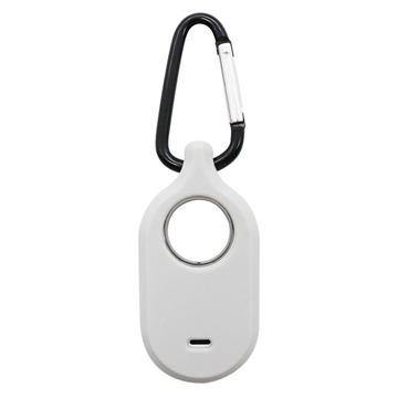 Custodia in silicone Samsung Galaxy SmartTag 2 con portachiavi - Grigio / Nero