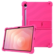 Samsung Galaxy Tab S11 Custodia in silicone con Kickstand - Rosa caldo