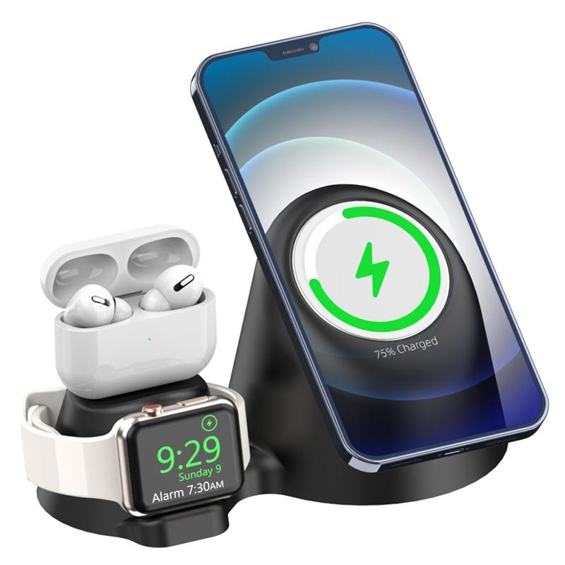 Stazione di Ricarica in Silicone AJGJZJ123 - MagSafe, AirPods, Apple Watch